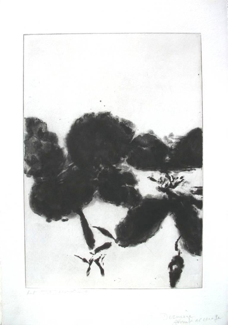 Zao Wou-Ki - Shakespeare Sonnets - Unique Hand-Signed 7 Etchings, 7 Bons A Tirer