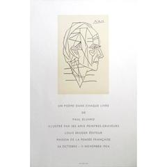 Pablo Picasso - A Poem - Rare Signed Poster
