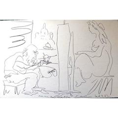 Pablo Picasso - The Painter and His Model