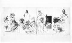 Claude Weisbuch - De Principatibus - Hand-Signed, Drypoint Engraving 10