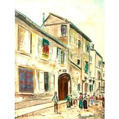 Maurice Utrillo (After) - Rue Cortot in Montmartre, Signed Lithographic Poster 4