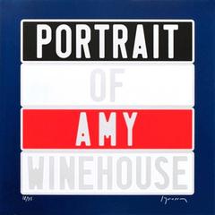 Joel Duccoroy - "Portrait of Amy Winehouse", Signed Serigraphy 3