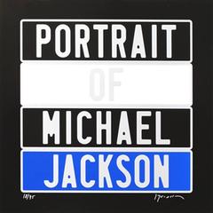 Joel Duccoroy - "Portrait of Michael Jackson", Signed Serigraphy 7