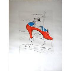 Salvador Dali - The Defeated Curse - Original HandSigned Etching 4