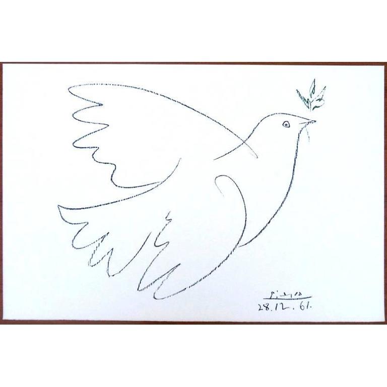 Голубь мира рисунок для детей 5 лет