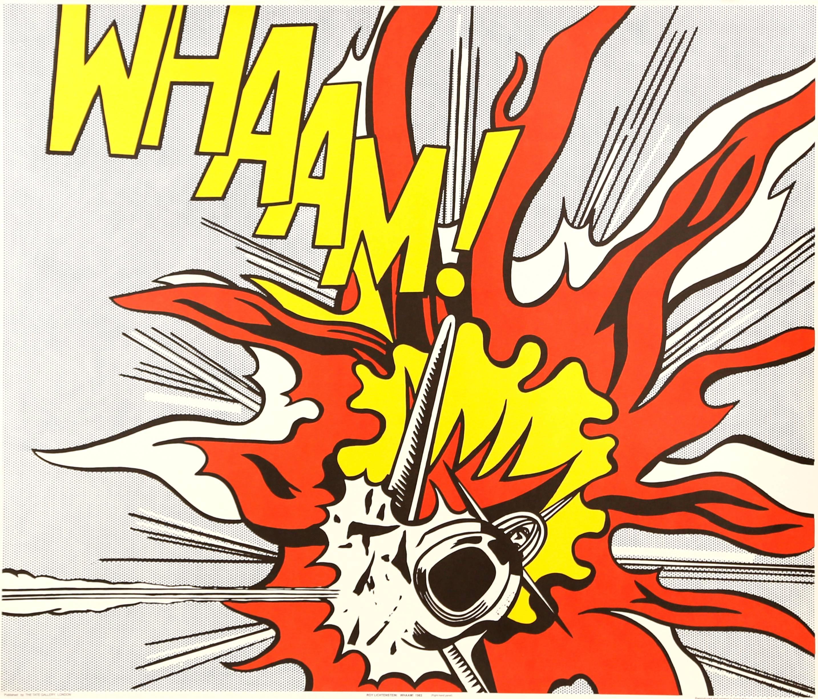 (after) Roy Lichtenstein Figurative Print - Whaam! - Complete Diptych