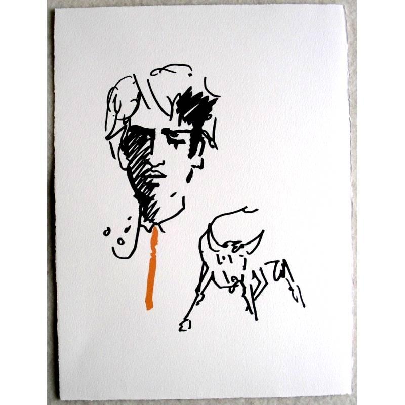 Jean Cocteau -  The Elegant Toreador - Original Lithograph