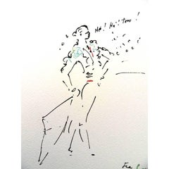 Retro Jean Cocteau -  He ! He! Toro - Original Lithograph