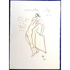 Jean Cocteau - The Toreador - Original Lithograph 12