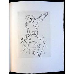 Jean Cocteau - Le Bal du Comte d'Orgel - Portfolio with 34 Original Etchings 1