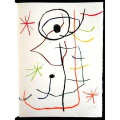 Joan Miró - Abstract Composition - Original Signed Lithograph