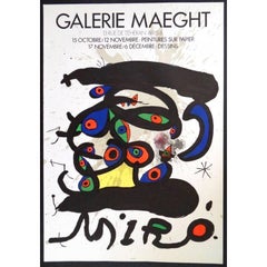 Vintage Joan Miró - Original Poster - Galerie Maeght