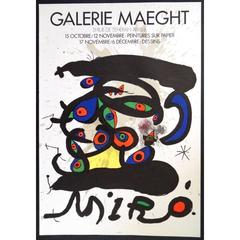Joan Miró - Original Poster - Galerie Maeght 4