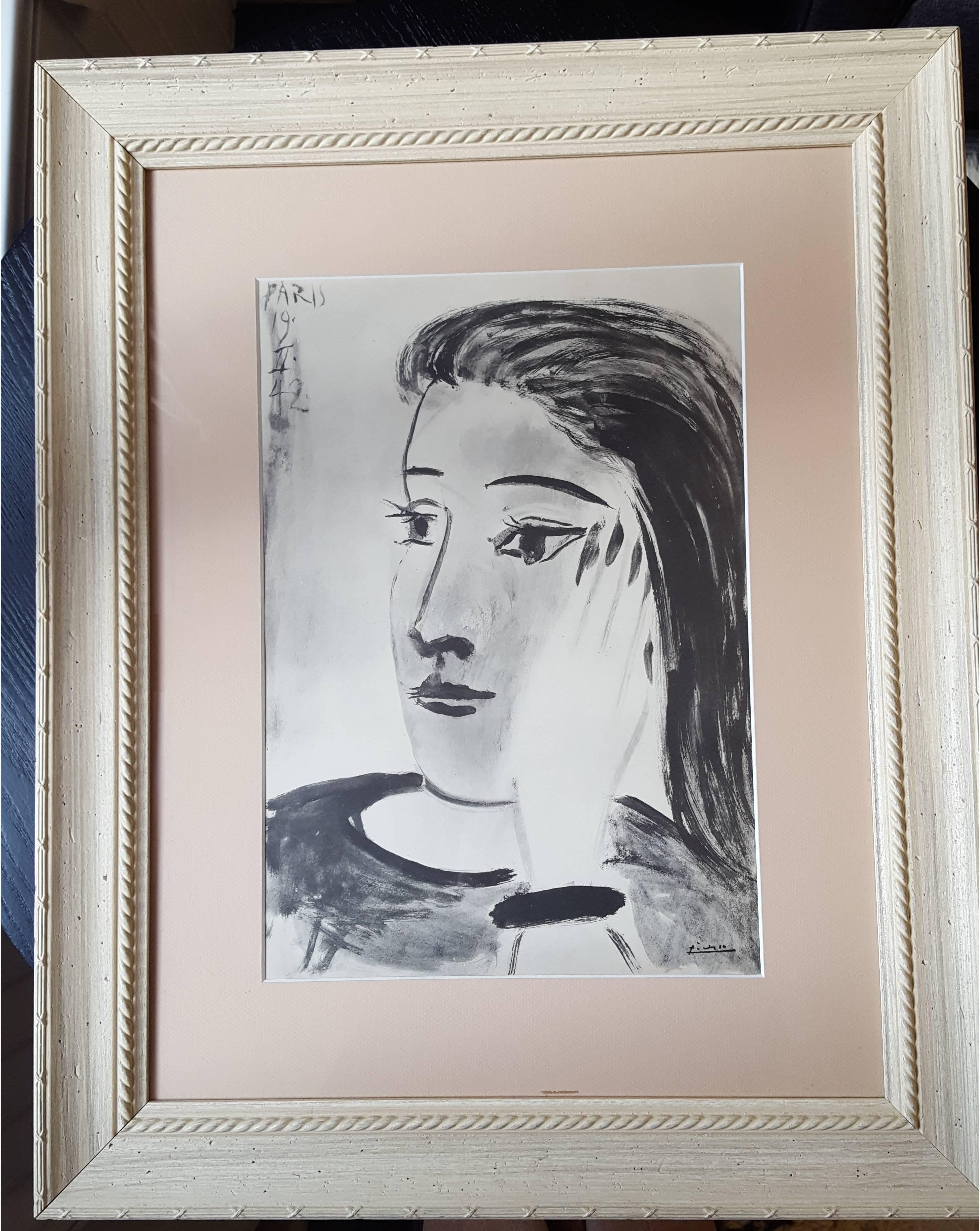 After Pablo Picasso - Woman Portrait - Print by (after) Pablo Picasso