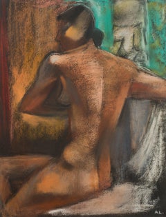 André Lhote - Original Signed Pastel - Woman