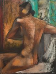 André Lhote - Original Signed Pastel - Woman 7