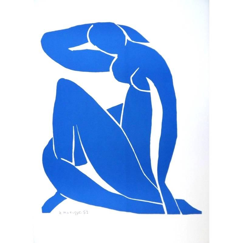 Nude Print (after) Henri Matisse - Nu bleu endormi