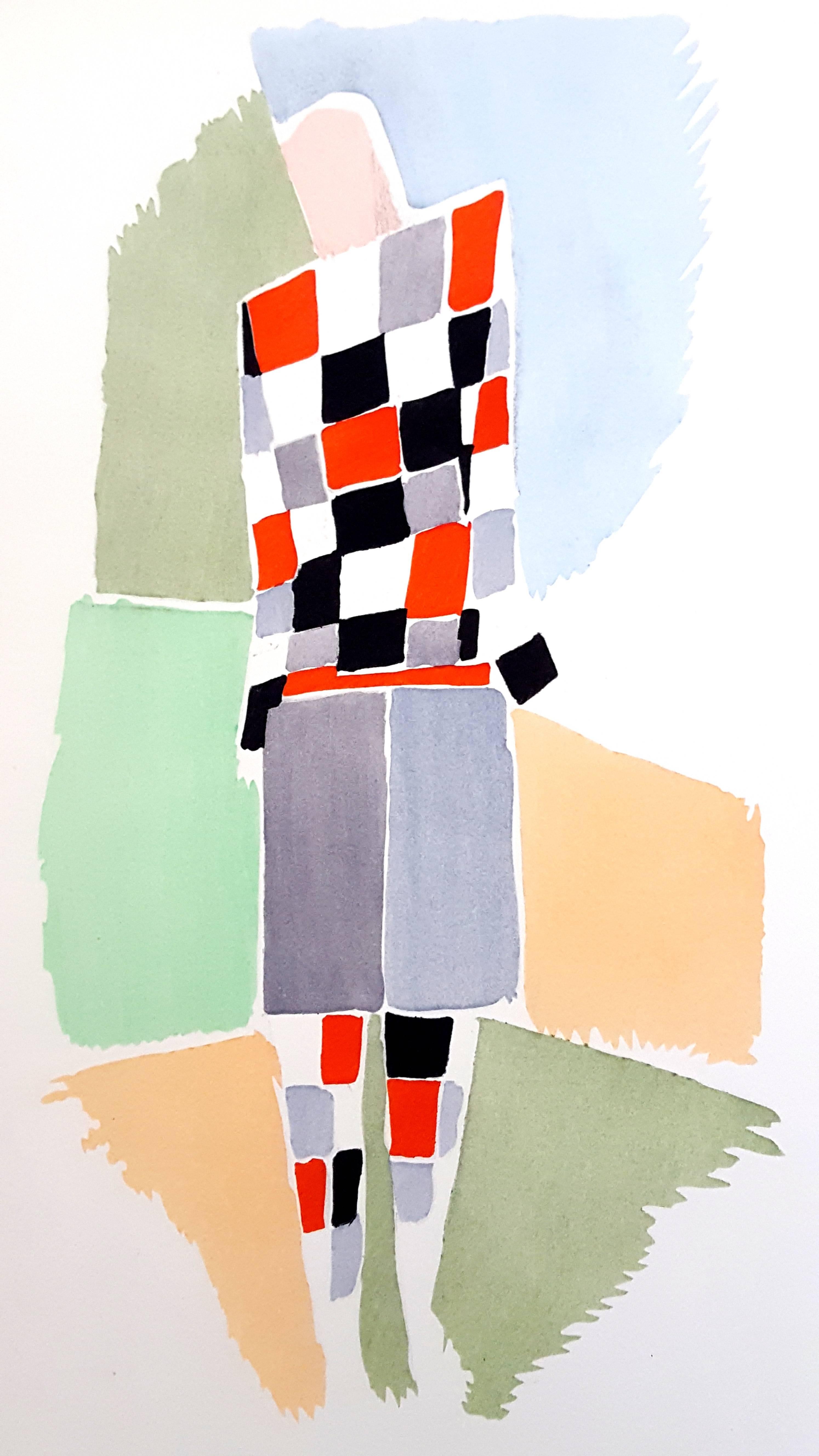 27 Peintures vivantes - Pochoir couleur - Print de (after) Sonia Delaunay