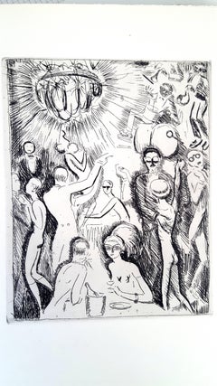 Kees Van Dongen - Nightclub - Original Etching