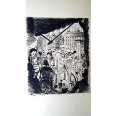 Pierre Falké - Paris' Terrasse - Original Etching 11