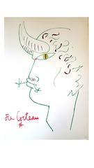 Jean Cocteau - Marine Mountains - Original Lithograph 9