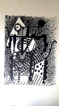 Pablo Picasso (after) Helene Chez Archimede - Wood Engraving