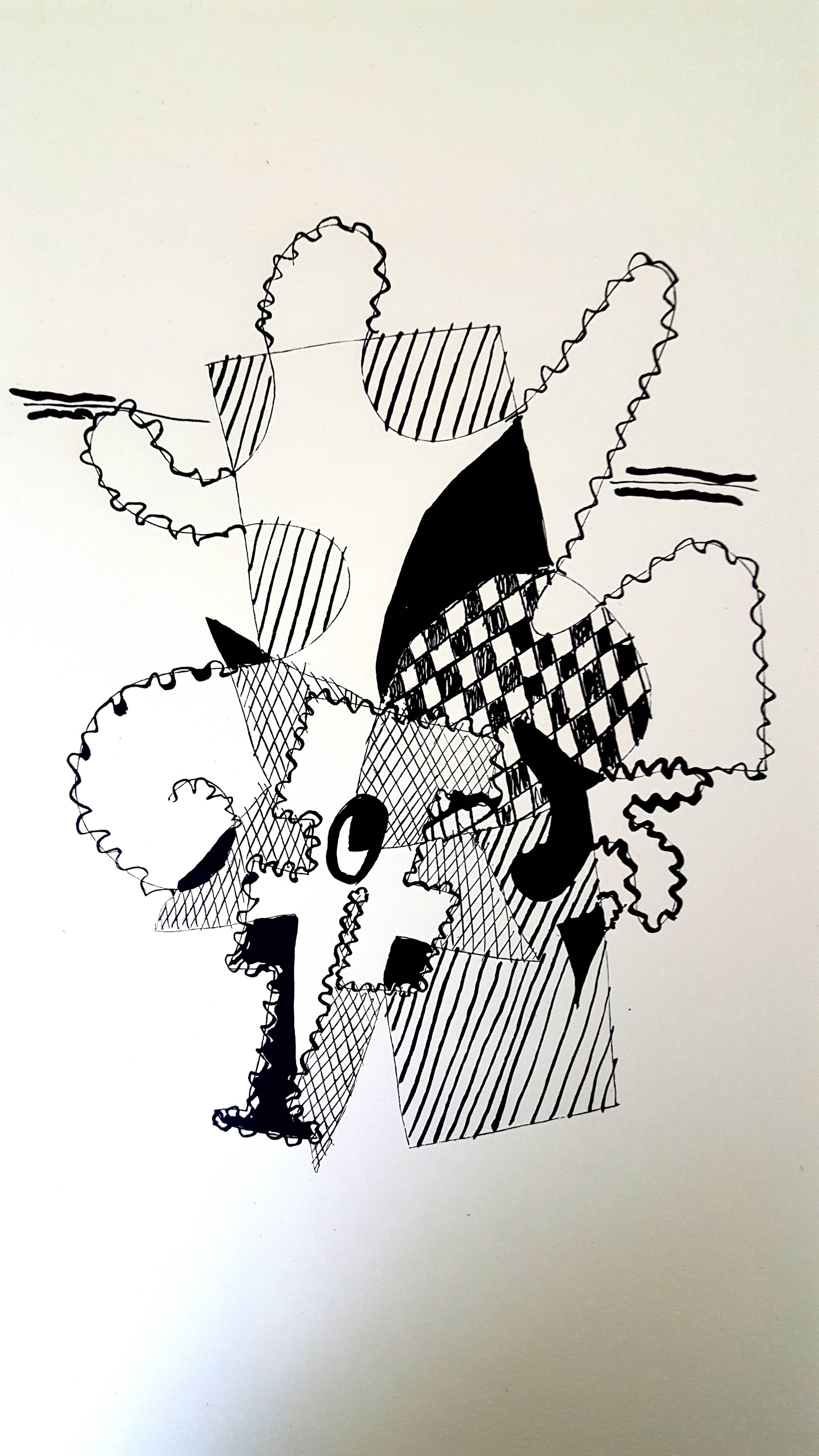 Gravure sur bois - Pablo Picasso (d'après) Helene Chez Archimede