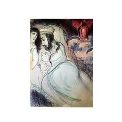 Marc Chagall - The Bible - Sarah And Abimelech - Original Lithograph 4