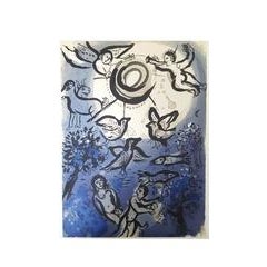 Marc Chagall - The Bible - Adam and Eve - Original Lithograph 2