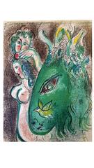 Vintage Marc Chagall - The Bible -  Original Lithograph