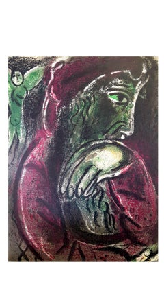 Vintage Marc Chagall - The Bible - Job - Original Lithograph