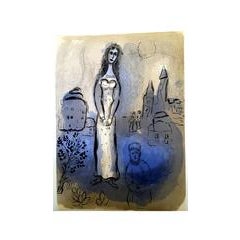 Marc Chagall - The Bible - Esther - Original Lithograph 5