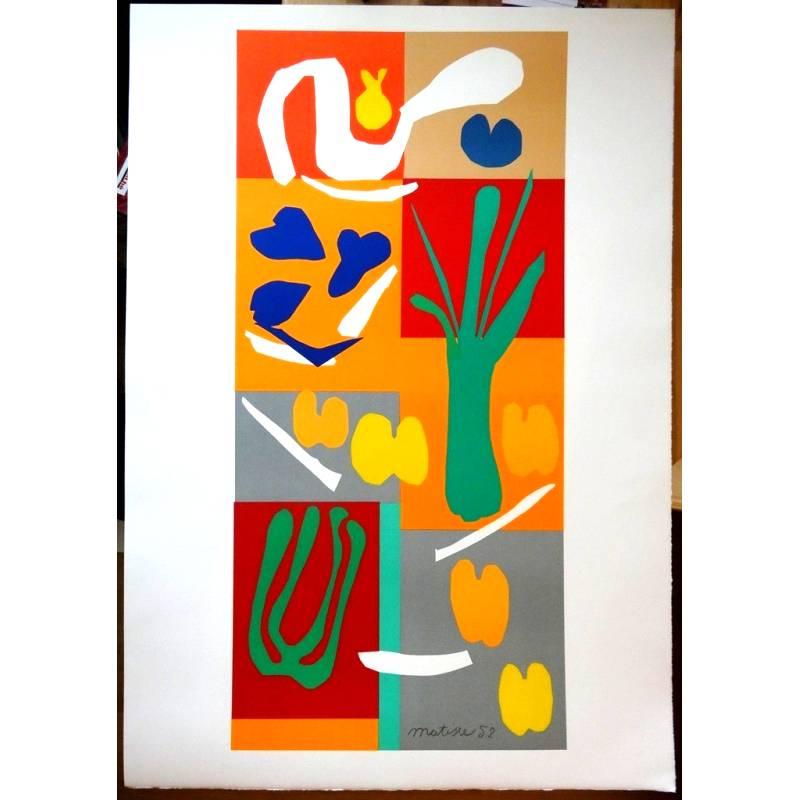 (after) Henri Matisse Abstract Print - Vegetables