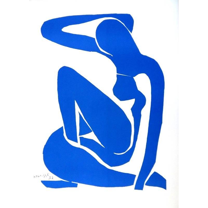 (after) Henri Matisse Figurative Print - After Henri Matisse - Blue Nude