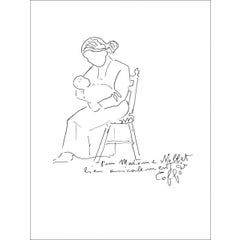Louis Toffoli - Motherhood - Original Signed Drawing 6