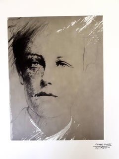 Ernest Pignon-Ernest - Rimbaud - Regards - Original Lithograph