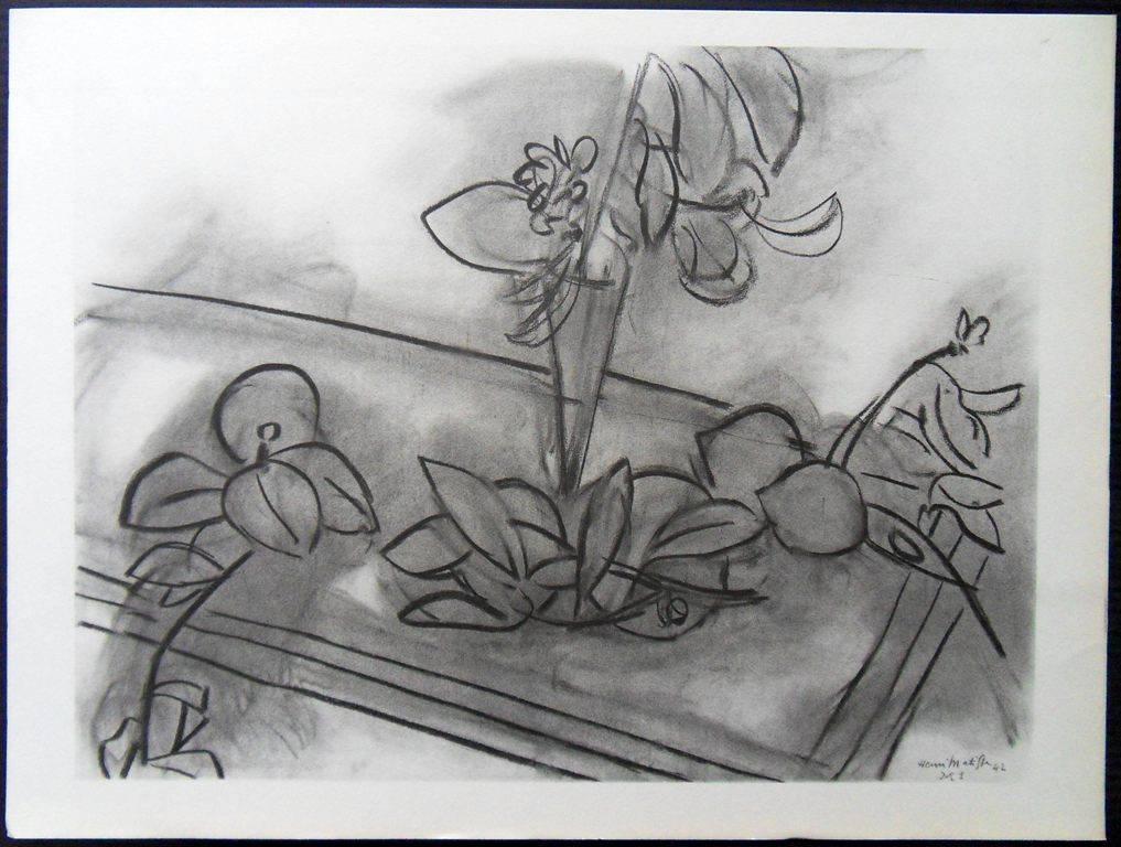 Lithograph - Flowers