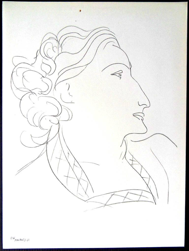 (after) Henri Matisse Figurative Print - Henri Matisse - Lithograph - Woman