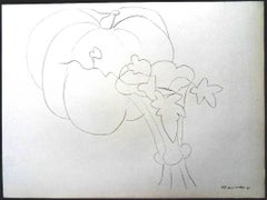 Vintage Henri Matisse (After) - Lithograph - Pumpkin and Flowers