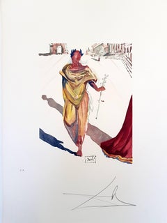 Salvador Dali - The Art of Loving - Handsigned Woodcut