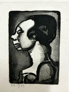 Georges Rouault - Original Engraving - Ubu the King