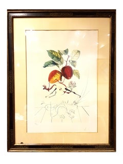 Salvador Dali - Apple Dragon - Original Hand-Signed Lithograph