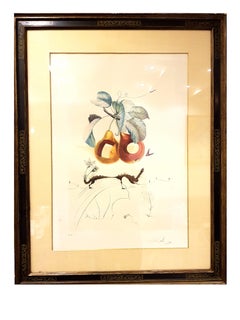 Salvador Dali - Fruits With Holes - Original Hand-Signed Lithograph