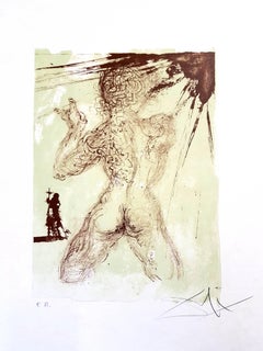 Salvador Dali - Grey Nude - Original Handsigned Lithograph