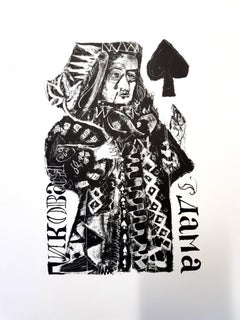 Vintage Antoni Clavé - Original Lithograph - For Pushkin's Queen of Spades