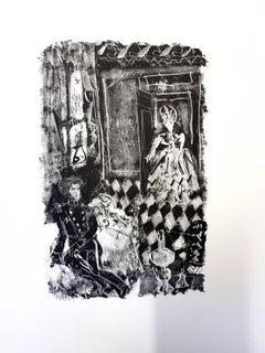 Vintage Antoni Clavé - Original Lithograph - For Pushkin's Queen of Spades