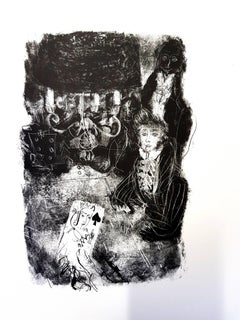 Antoni Clavé - Lithographie originale - Pour Pushkin's Queen of Spades