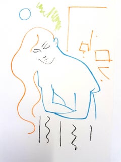 Jean Cocteau - Juliet Waiting for Romeo - Original Lithograph