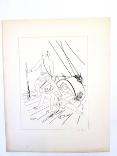 Leonard Foujita - Soldiers - Original Lithograph