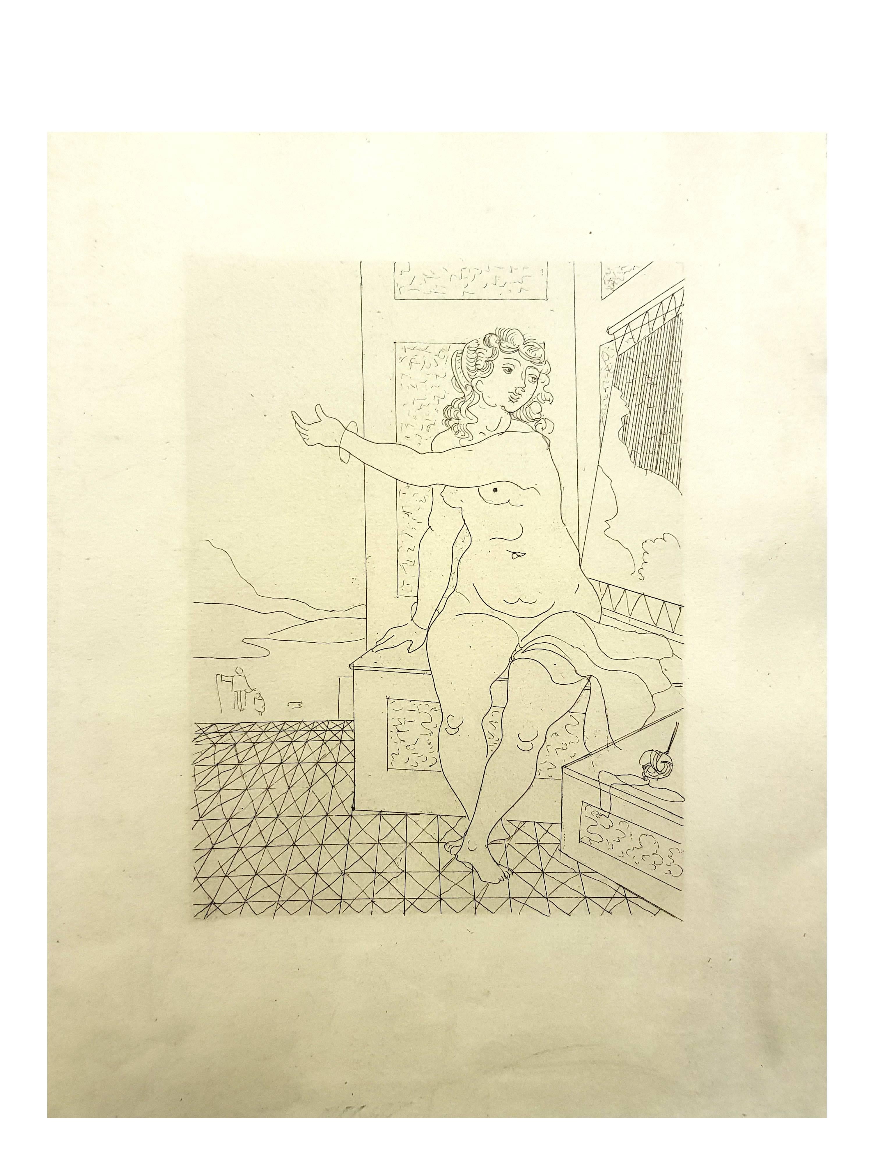 André Derain - Ovid's Heroides - Original Etching For Sale 5